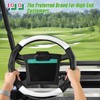 10L0L 14 Inch Golf Cart Steering Wheel Covers for Yamaha,