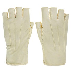 LYING Fingerless Gloves, UV Protection, Men's, Thin, Fingerless Type, Driving, Breathable, Anti-Slip, UV Protection, Cycling Gloves, Summer, Spring, Autumn, Men's, Half Finger Gloves, Smartphone