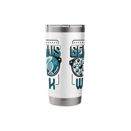 Genetic Science Gene Sequencing DNA Geneticist Stainless Steel Insulated Tumbler