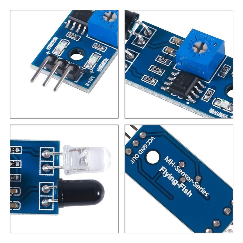 20pcs Obstacle Avoidance IR Sensor Reflective Photoelectric Infrared Module Compatible
