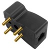 NECABLES 4 Prong Phone Jack Adapter Telephone Adapter Plug 4