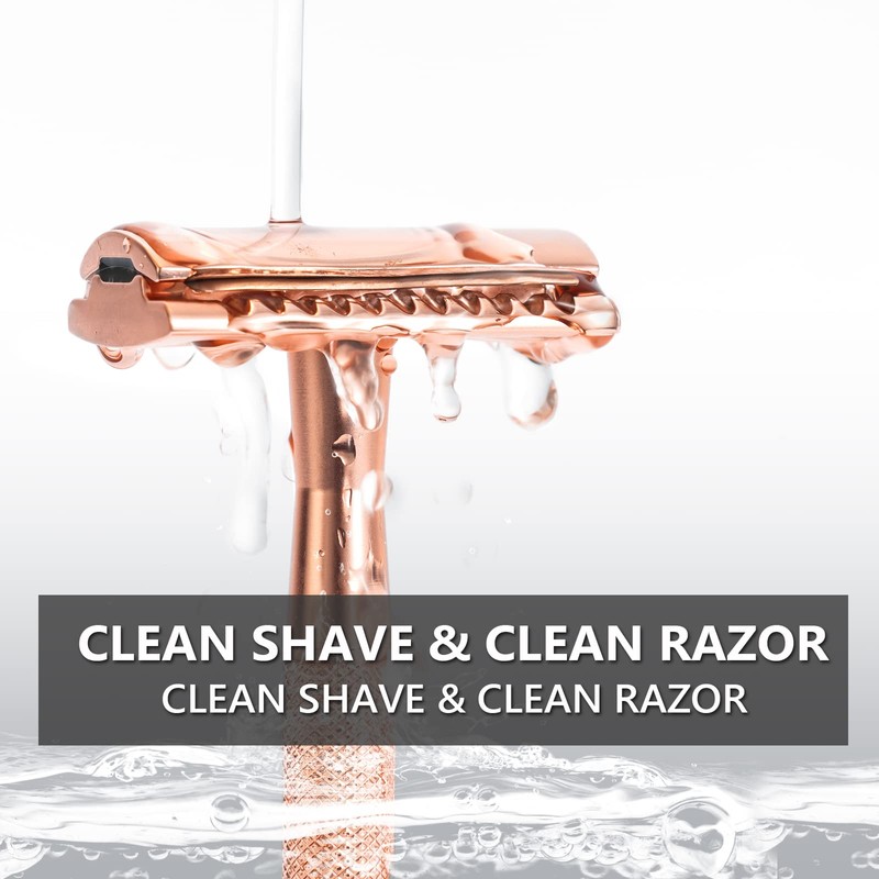 Safety Razor for Men and Women with Razor Stand,All Double