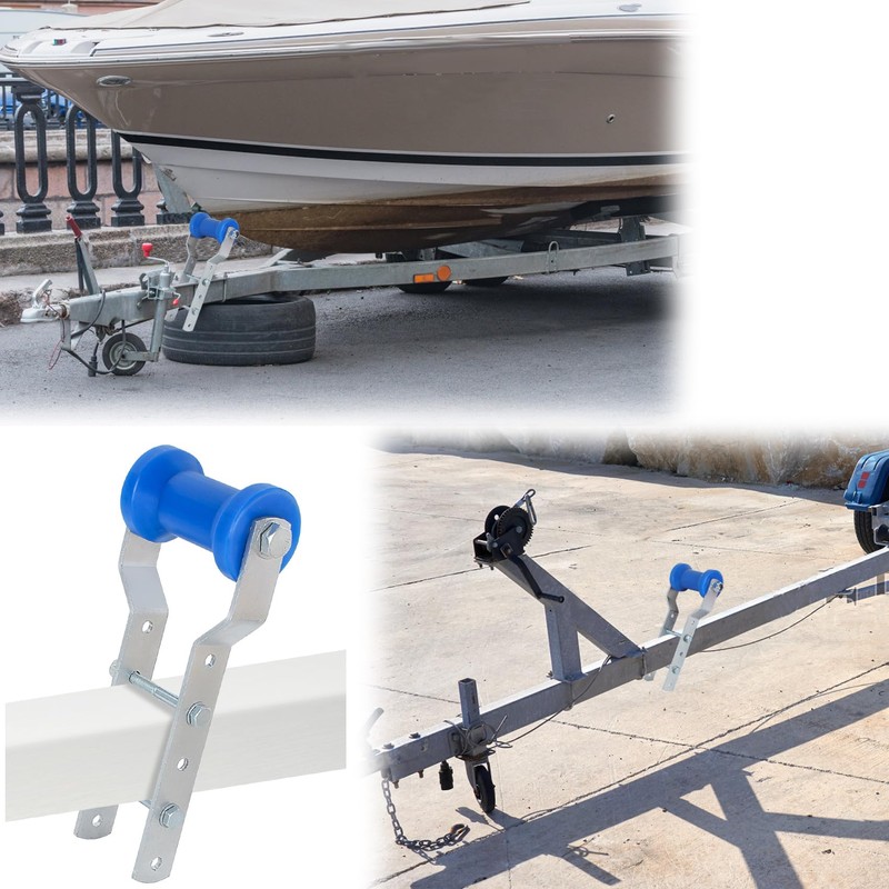 BALAVA 5inch Adjustable Keel Roller Assembly, Boat Trailer Rollers with