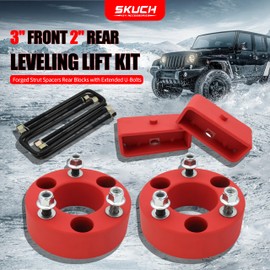 3 Inch Front 2 Inch Rear Leveling Lift Kit for 2005-2022 Nissan Frontier 2WD/4WD - Grade A Coating Strut Spacer Suspension Leveling Kit for Nissan Frontier Pickup Trucks
