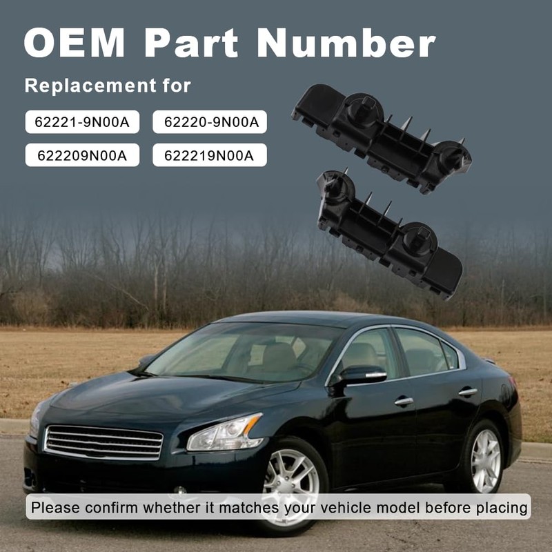 JDMON Front Bumper Bracket Compatible with Nissan Maxima 3.5L V6