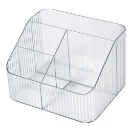 Grupo Gomar Organizador De 4 Espacios Exhibidor De Acrílico Cosméticos