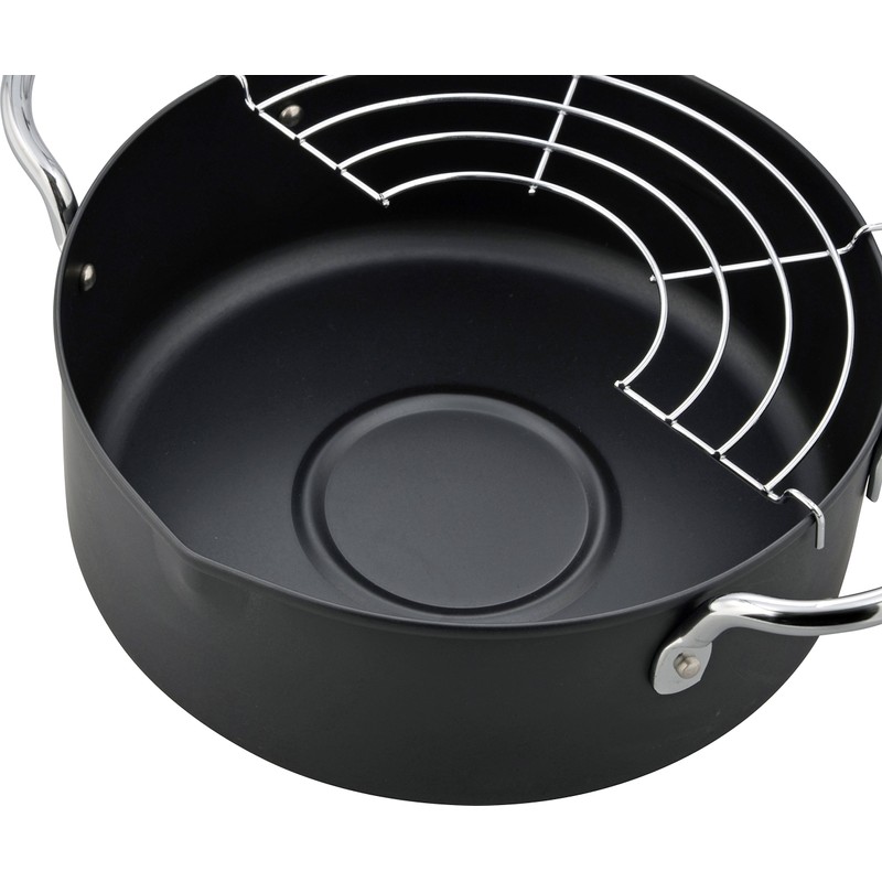Wahei Freiz AR-7003 NEW Two-Handed Tempura Frying Pot (20 cm)