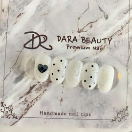Dara Beauty February Art of the MonthGlitter Dot Nail❣ / 다라뷰티 2월 이달의아트글리터 도트네일❣