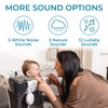 Yogasleep Hushh+ Portable White Noise Machine for Baby, 20 Soothing