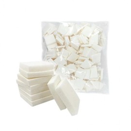 LuminaD Large Capacity Mini Square Makeup Puff 250 pcs