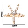 Starfish Hair Clips Seastar Bridal Hair Barrettes for Bride Wedding