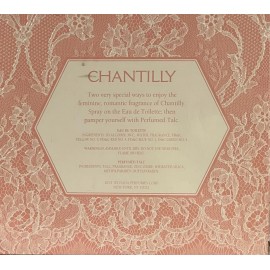 Chantilly 4 oz Talc + Eau de Toilette Spray 1 oz Set original 90s Unopened
