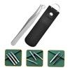 Minkissy 5sets Nose Hair Tweezers for Men and Ergonomic Design
