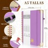 2pcs Libreta Pasta Dura, Cuaderno Profesional Libreta Morado