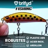 trifyd ® Trout fishing lures and spinning spoons, Pack of