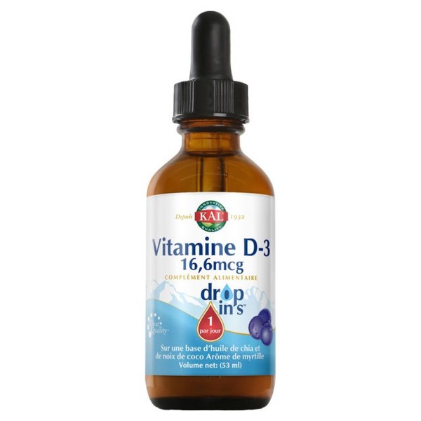 Kal Vitamine D-3 Liquide 16,6 µg KAL 53 ml