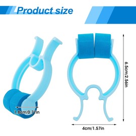 COYUN Pack of 10 Nose Clips Swimming Non-Slip Nose Clip Swimming Children Nose Clip Swimming Nose Clip for Adults and Children Swimming Freedivers and Beginners