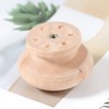 Healifty 15pcs Drawer Knobs and Pulls Wooden Round Shaped Drawer