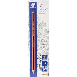 Staedtler tradition 2h pencils box - 12 piecesaa