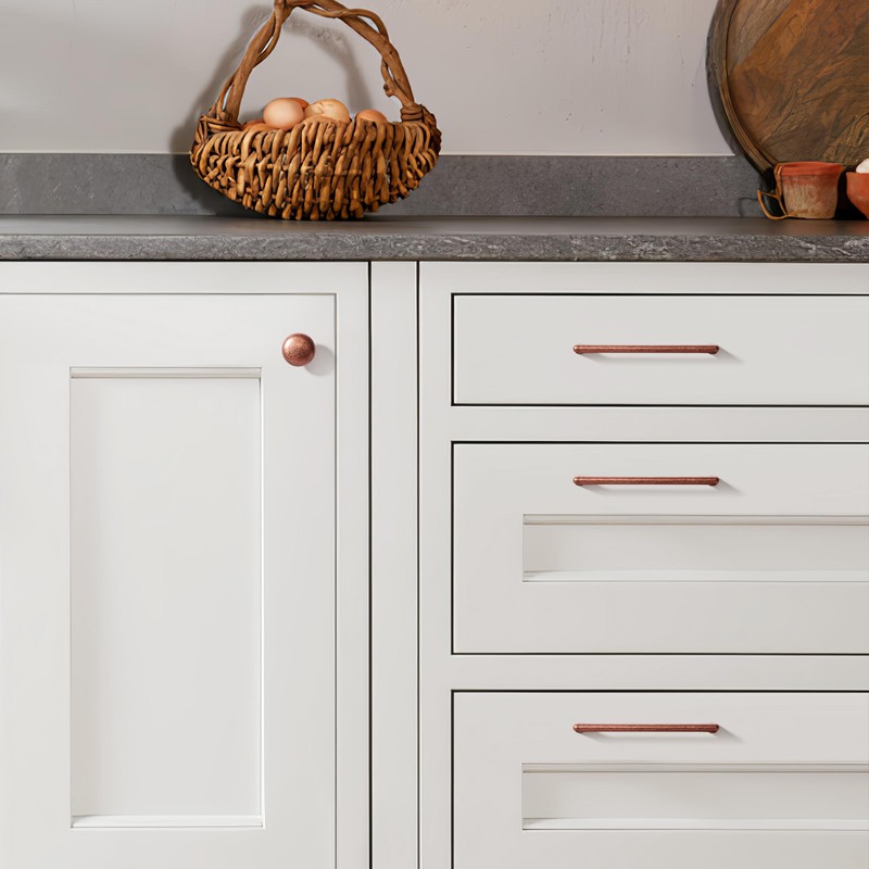 khtumeware 10 Pack 5"(128mm) Vintage Drawer Pulls Antique Copper Cabinet