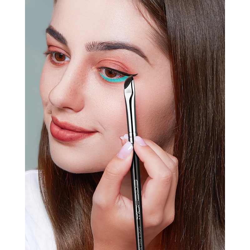 EIGSHOW Eyeliner Brush, Crescent Eyeliner Brush, Fine Angled Ultra Thin