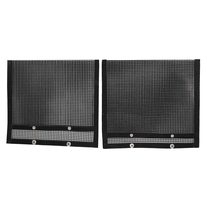 2 Pcs BBQ Mesh Grill Bags Reusable Glass Fibre Heat