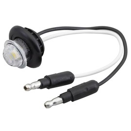 Grote 49341 White MicroNova Dot LED Clearance Marker Light (Grommet)