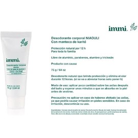 Immi Desodorante Natural Tubo Depresible Lavanda 4 Piezas | 1 Jabon 50gr La Artesanal