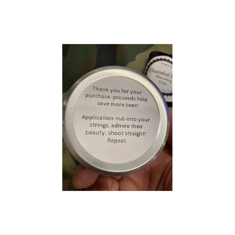 Bearded Bee Bow String Wax, 1 Oz And 15 Gram,