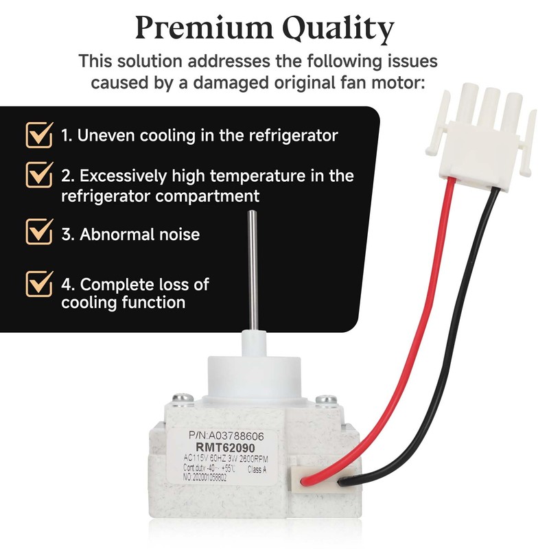 242077702, FDQC18EL4F, 242077705 Evaporator Fan Motor, 5304514392, A03788604 Blower Motor