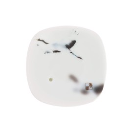 Yume no Yume Winter Hibiki (Crane) Incense Plate