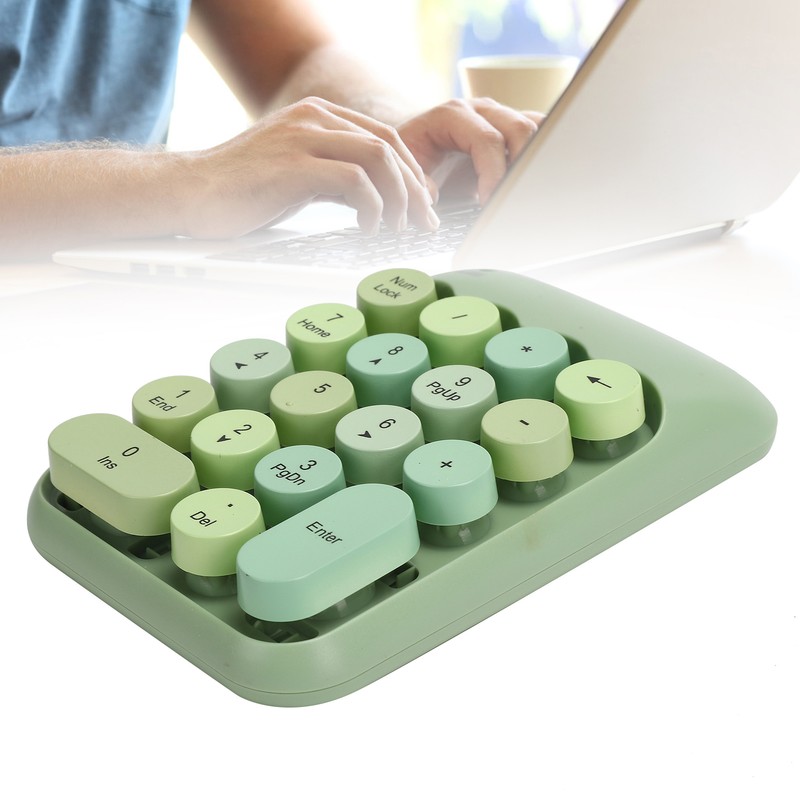 2.4G 18 Key Wireless Mechanical Numeric Keypad Notebook Desktop Computer
