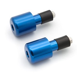 PROCNC Handle Bar Ends Grips Plug Fit for Suzuki GSX-R600 1999-2017 GSX-R750 2000-2017 GSX-R1000 2001-2017 GSXR600 750 2000-2014 GSXR1000 01-13 (Blue)