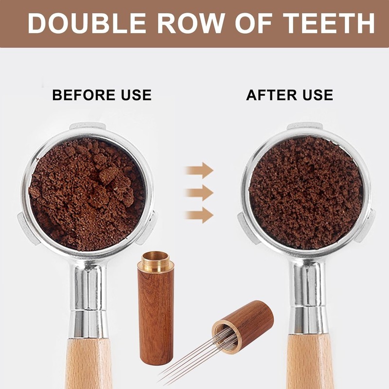 WDT Tool - 6 Needles Stirrer - Espresso Coffee Distributor