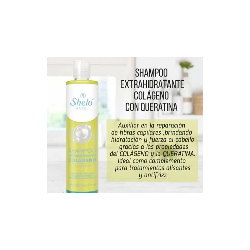 3 Shampoo Extra Hidratante Colágeno Reparador Regalo