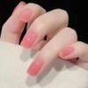 COSMOO Esmalte de Uñas Nude Rosa Melocotón Secado Rápido Transparente