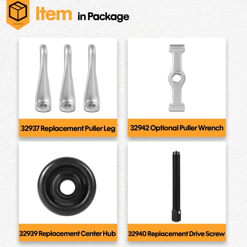 DearChan Universal Hub Puller Wheel Hub Removal Tool Replace for