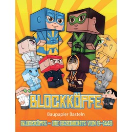 Baupapier Basteln (Blockkoepfe - Die Geschichte von S-1448)