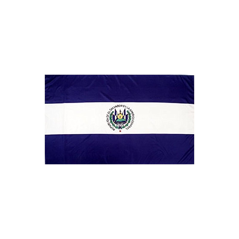 El Salvador National Flag (Premium Quality Polyester), 2' x 3'