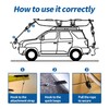 Mind and Action Kayak Tie Down Straps,Quick Hood Loops Trunk
