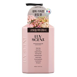 Rupcent Flower Market Body Wash White Tulip Fragrance, 500ml, 1 piece / 럽센트 플라워마켓 바디워시 화이트튤립향, 500ml, 1개