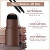 Natural Brown Eyebrow Stamp & Root Touch-Up Powder - Waterproof