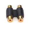 NANYI RCA Female to RCA Female Interconnect Coupler Adapter, with