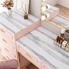 ReWallpaper White Grey Marble Contact Paper Waterproof Marble Countertop Peel