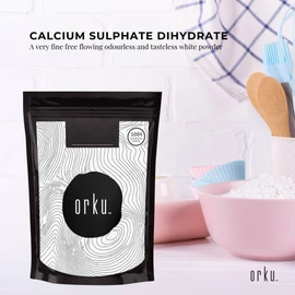 100g Calcium Sulphate Gypsum Powder - Food Grade Hydrous Sulfate