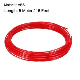 uxcell 3D Pen Filament Refills,16Ft,1.75mm ABS Filament Refills,Dimensional Accuracy +/- 0.02mm,for 3D Printer,Red