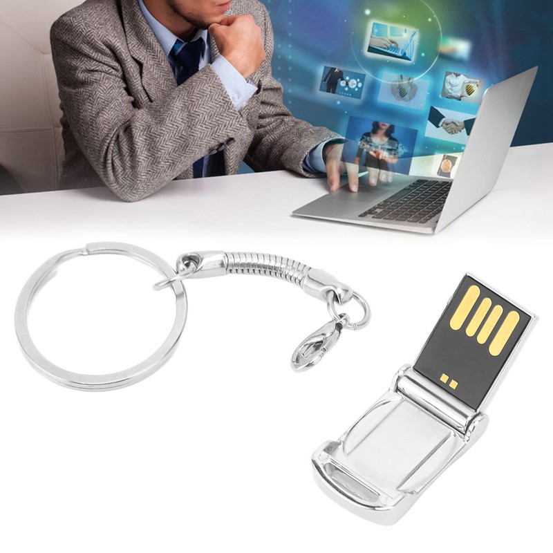 Mini Flash Drive Black Colloid Technology Sports Car Styling Waterproof