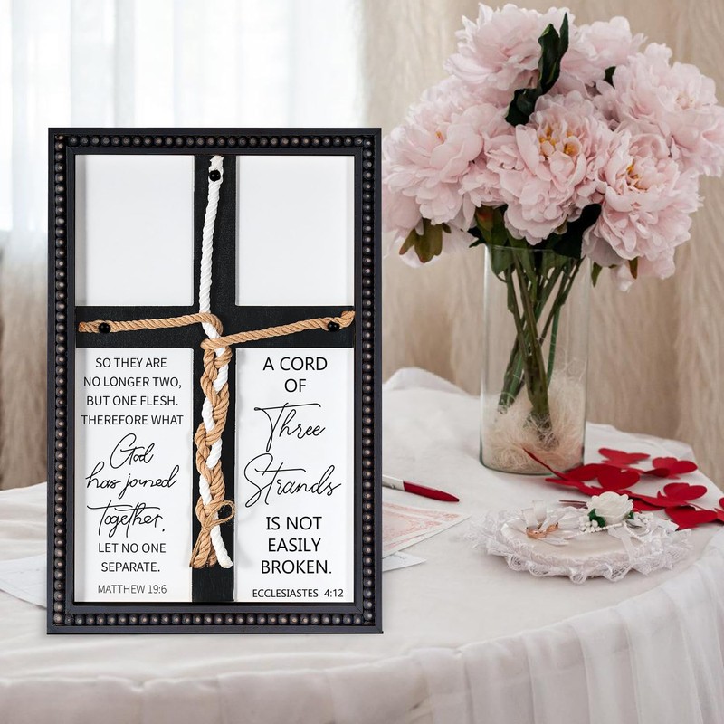LakWilows A Cord of Three Strands Wedding Ceremony Sign 15x10