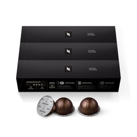Nespresso Capsules Vertuo, Intenso, Dark Roast Coffee, 30-Count Coffee Pods, Brews 7.8oz.