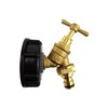 IBC Tank Adapter S60X6 to Brass Garden tap with Click-Lock